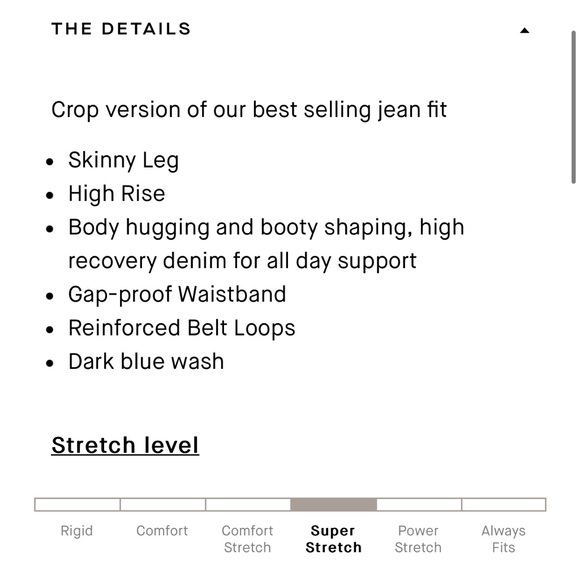 Womens Good American Good Legs crop 0/25 jeans distressed normcore - Picture 15 of 15